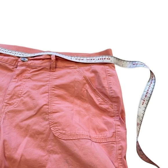 Lee Shorts Women 18 Bermuda Mid Rise Regular Comfort Fit Rose Garden - Picture 9 of 11